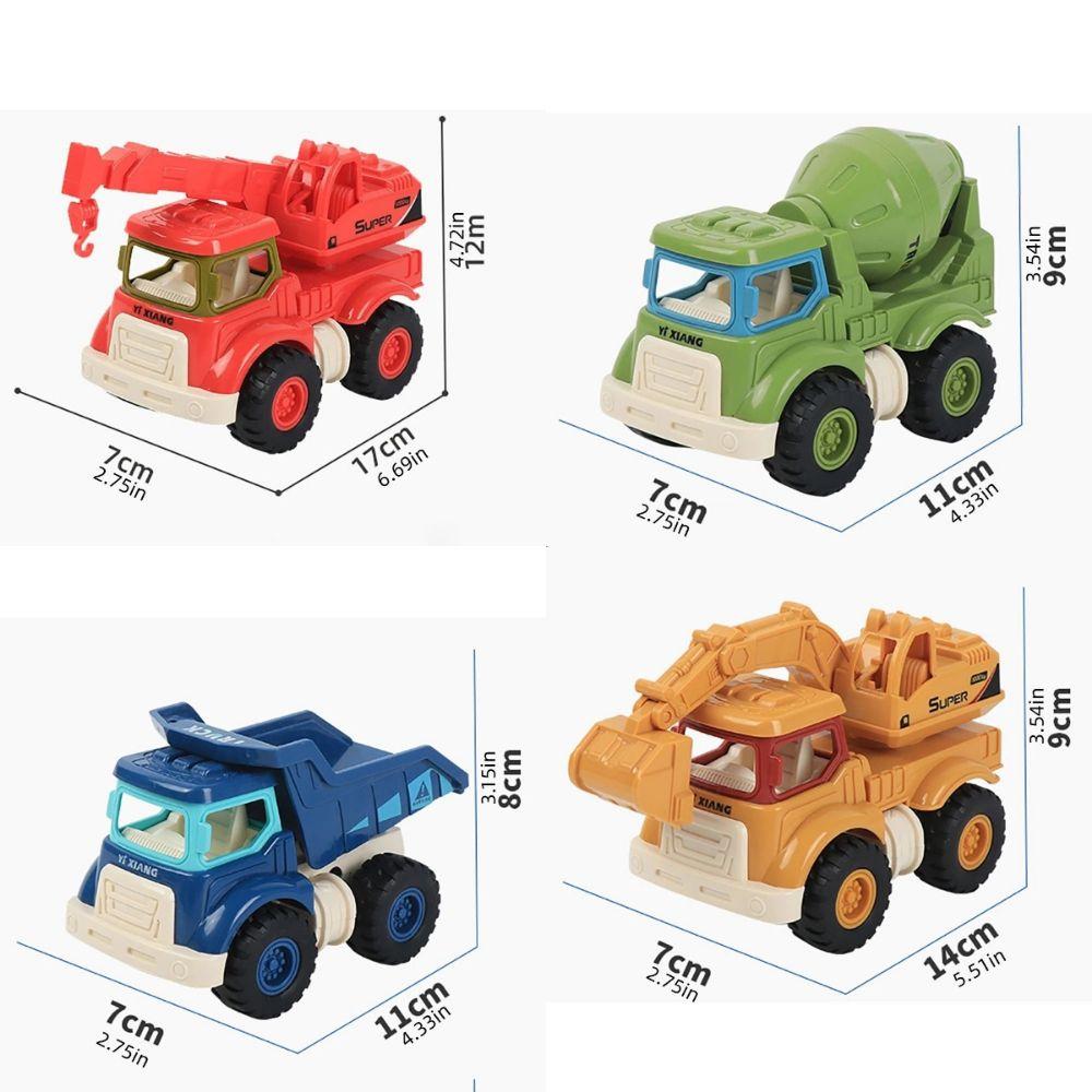 Innovative Design Dump Truck Toy Inertial Driving Excavator Toy Inertia Car Toy Early Education