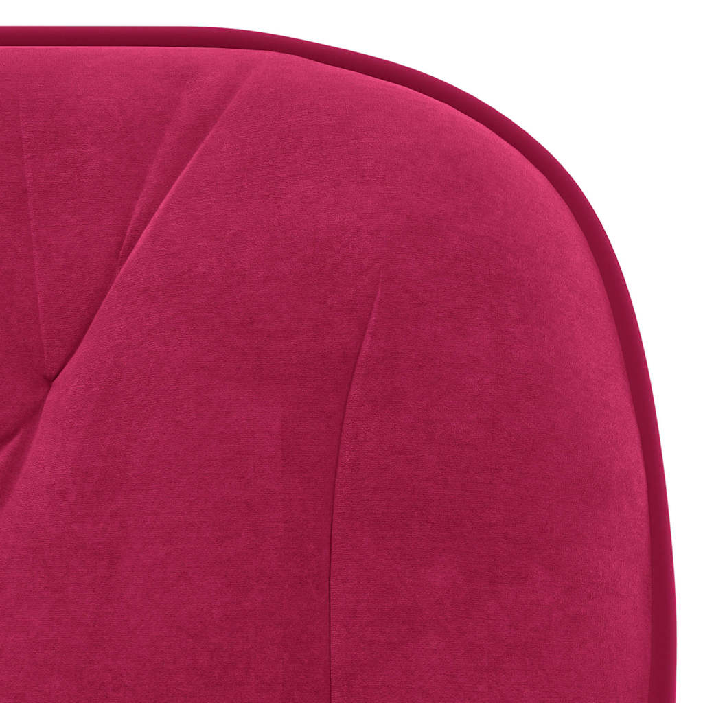Dining Chairs 2 pcs. Burgundy Velvet