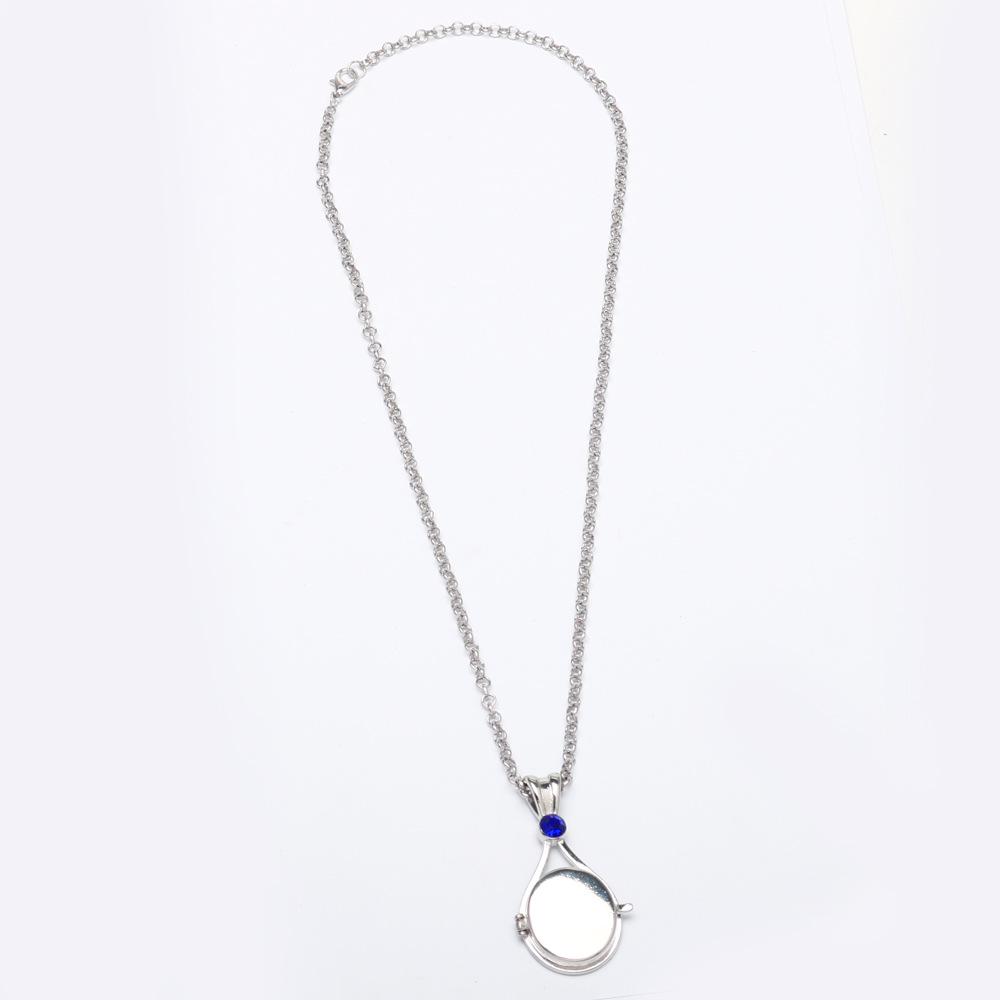 Аниме-тематическое ожерелье с магнитной подвеской в виде ракушки русалки с отпечатком красного песка