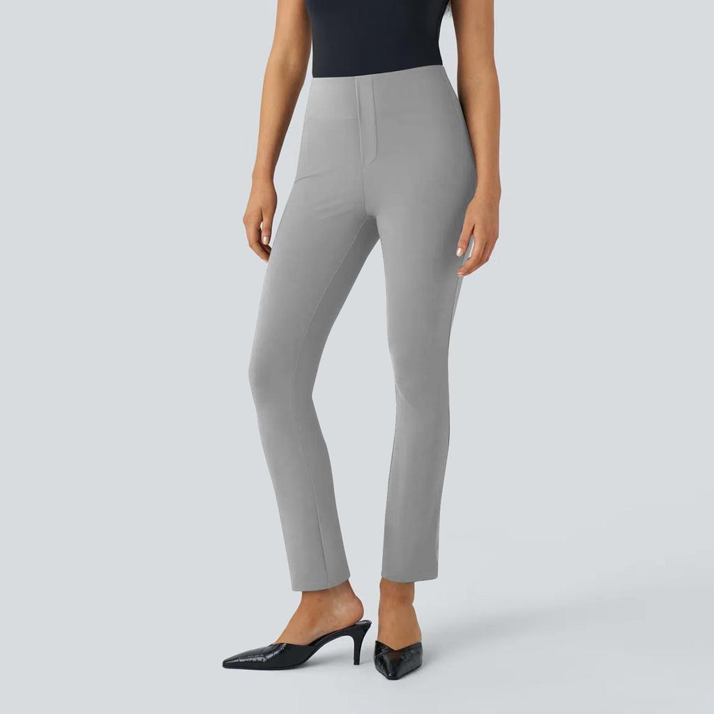 Женские брюки летние повседневные рабочие брюки с высокой талией и карманами повседневные брюки