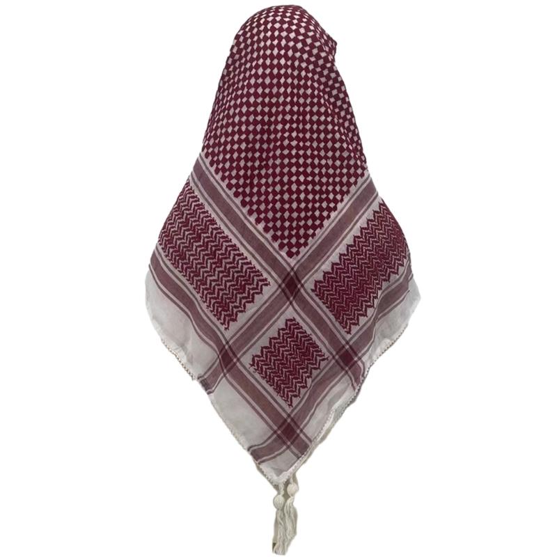 Универсальный головной платок шемаг шарф для мусульман арабский кеффия головной платок для арабского дубая военная тактика обертывание для шеи шаль