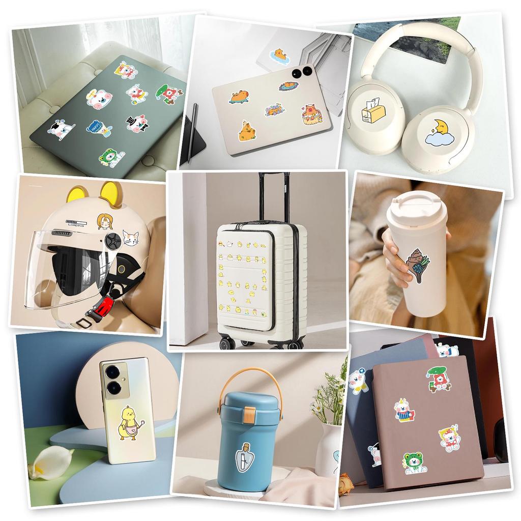BTS Star Merchandise: 100 Decorative Stickers for Motorcycle, Scooter, Notebook, and Stationery Box