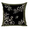 Retro American Style Throw Pillowcase With Linen Fabric For Lounge And Couch Decor