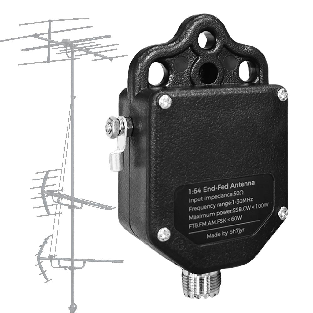 Portable Hf End Fed Antenna 4-Band 8-Band Half-Wave Radio Antenna 1:64 Balun End Fed Antenna 1Mhz - 30Mhz 100W Power For Outdoor