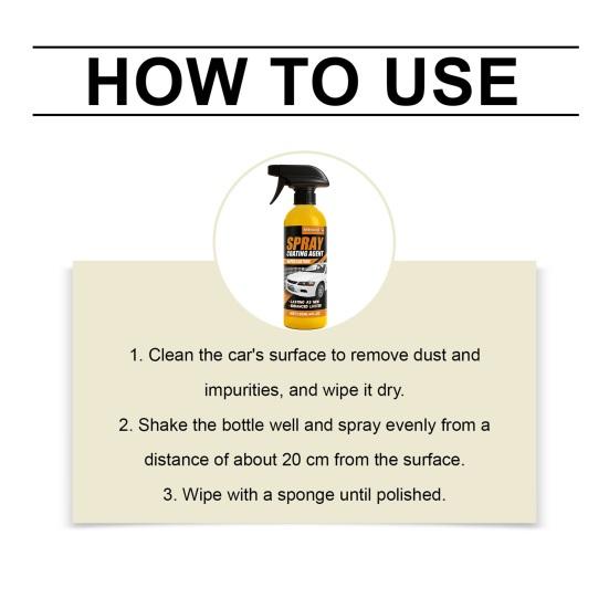 Car Ceramic Coating Spray 120ml Nano Paint Sealant For Auto Exterior 1 Pc