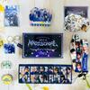 Stray Kids Подарочная коробка «Школа Магии», Набор мерчандайза 4-го фанмитинга Карточки Ломо Стенд Брелок Ремешок Наклейки Значок K-pop Подарок для фанатов Stay