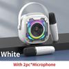 Mini Karaoke Machine Portable Bluetooth 5.3 Speaker Wireless Microphone Home Family Singing Children's Gifts Support TF U Disk