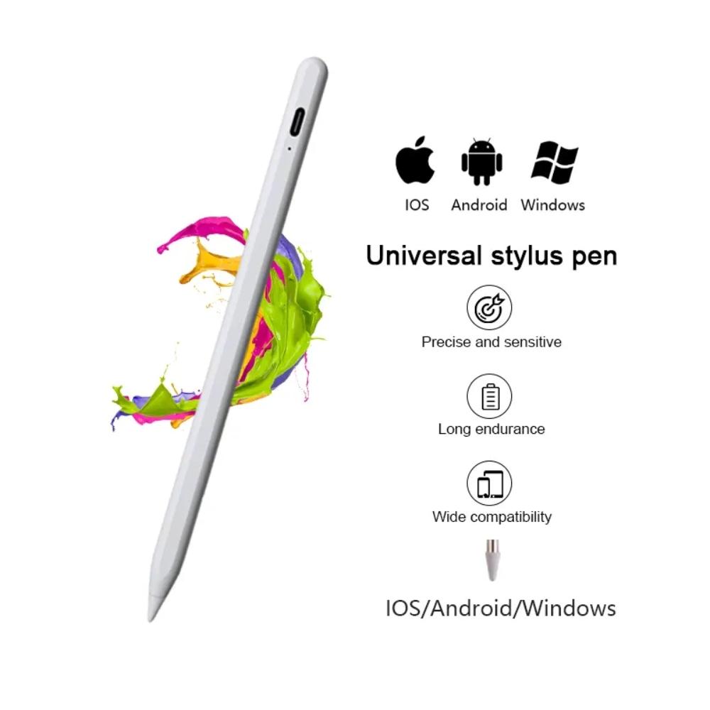 Универсальный стилус для Android, IOS, Windows, сенсорная ручка для iPad, iPhone, карандаш для Huawei, Lenovo, Samsung, телефона, Xiaomi, ручка для планшета