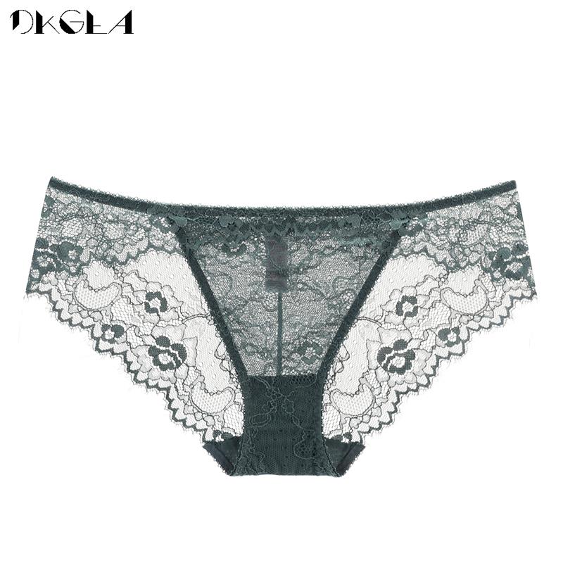 DKGEA Sexy Briefs Intimates Underwear Plus Size Women Panties Transparent
