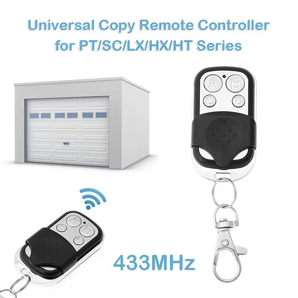 1PCS 433MHZ Remote Control Universal 4-Keys Button Garage Door Opener Duplicator Clone Fixed Learning Rolling Code Transmitter