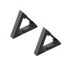 Small Black Punk Stud Earrings For Women Men Boy New Fashion Zircon Geometry Stainless Steel Jewelry Accessories Earrings