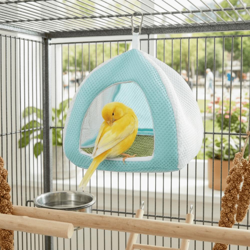 Breathable Mesh Parrot Sleeping Tent Soft Parrot Birdhouse Bird Nest Bed Hanging Bird Nest Summer