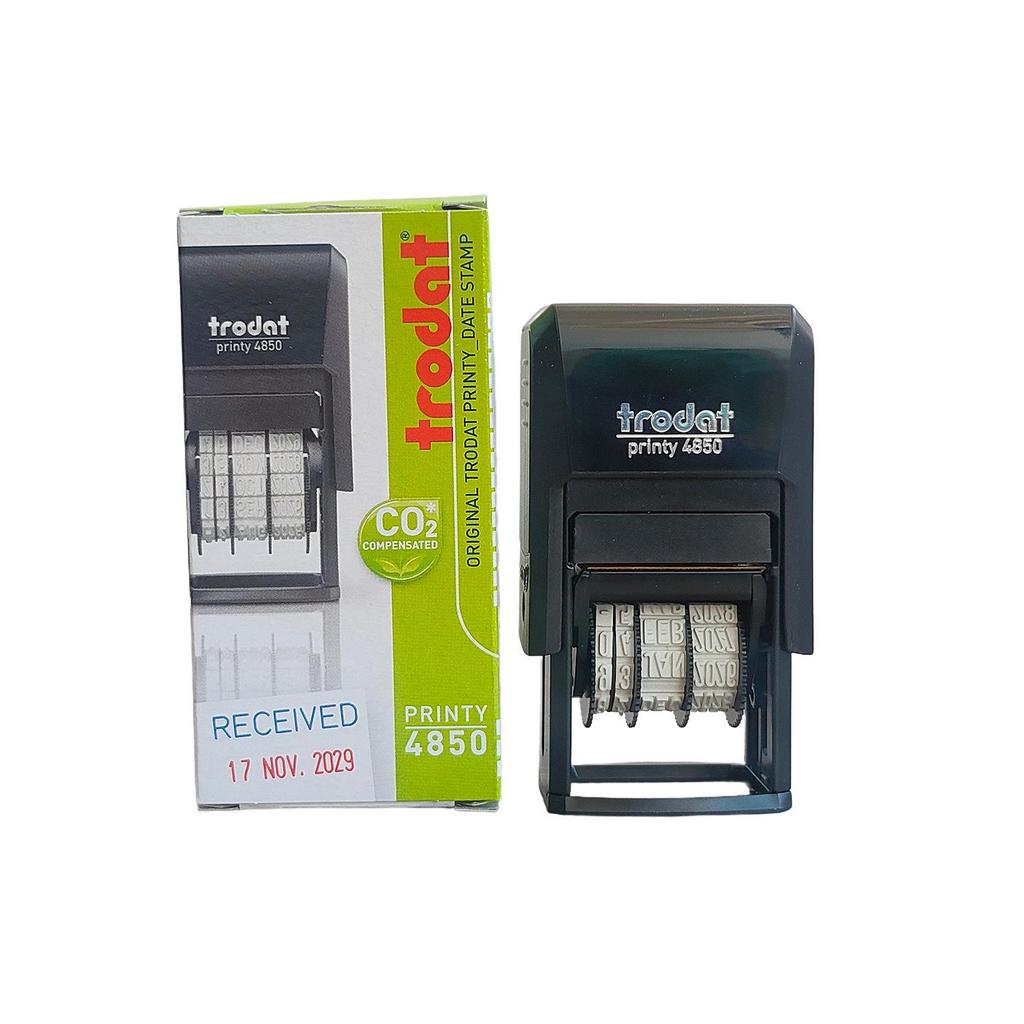 Самонаборный датер Trodat 4850 с двуязычным текстом