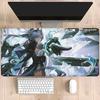 Большой Коврик для Мыши HD Печать Arknights Endfield Резиновый Аниме Девушка Нескользящий Игровой Клавиатура Мышь Коврик ПК Офис Оверлок Настольный Коврик
