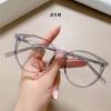 TR90 Round Full-Frame Eyeglasses Men Women Blue Light Blocking Lightweight Anti-Radiation Optical Frame Fashionable