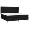 VidaXL Sommier à Lattes de Lit avec Matelas, Lit Rembourré avec Tête de Lit, Lit Double, Lit Adulte de Chambre, Moderne, 3128631