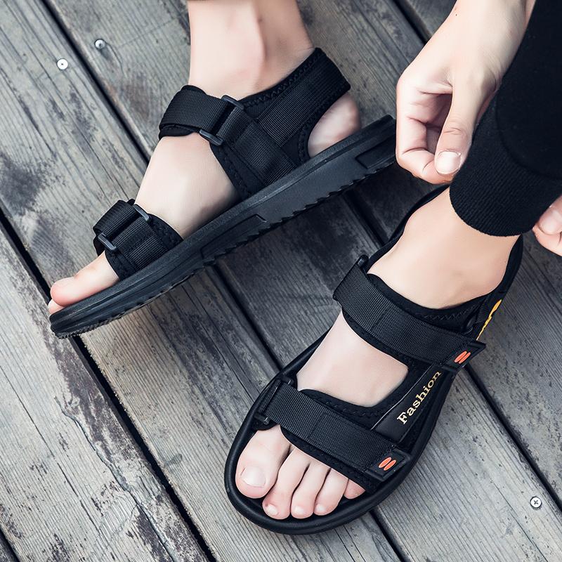 Летние мужские сандалии, трендовая пляжная обувь для отдыха на открытом воздухе, мужская обувь