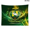 Custom Name ADO Den Haag2 Printed Tapestry – Wall Hanging for Bedrooms, Dorms, and Home Decor