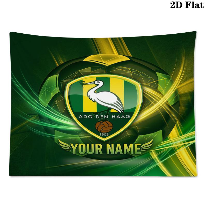 Custom Name ADO Den Haag2 Printed Tapestry – Wall Hanging for Bedrooms, Dorms, and Home Decor