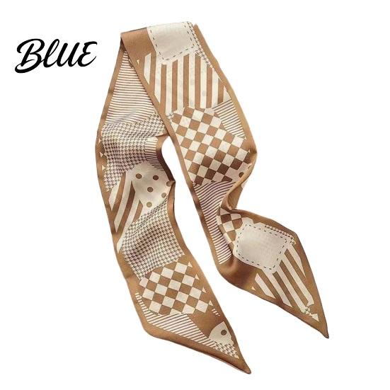Stylish Ribbon Scarf for Hair Accessories Women's Handbag Scarf 35 Inch Long Lightweight Chic Minimalist Workplace Accessory Silk Feeling Neck Hair,