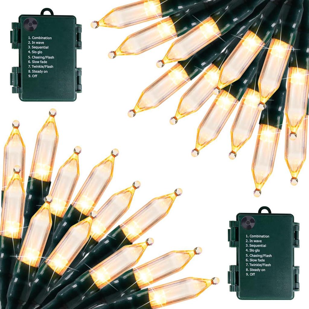 Многоцветная водонепроницаемая гирлянда Lala Bubble - Рождественская звездная штора с батарейным блоком