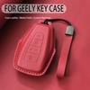 Чехол-брелок для ключа автомобиля For Geely Atlas Boyue Nl3 Coolray X6 X7 Ex7 Emgrand Kulrey Gt Gc9 Бесключевой Брелок Прочный Роскошный