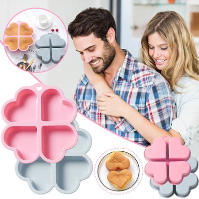 4 силиконовые формы для торта Мадлен в форме сердца для выпечки в форме маленького сердца любви