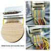 Diy Creative Braiding Patching Machine Hand Knitting Wooden Speed Weve Type Weave Darning Tools Stitching Knitting Small Loom