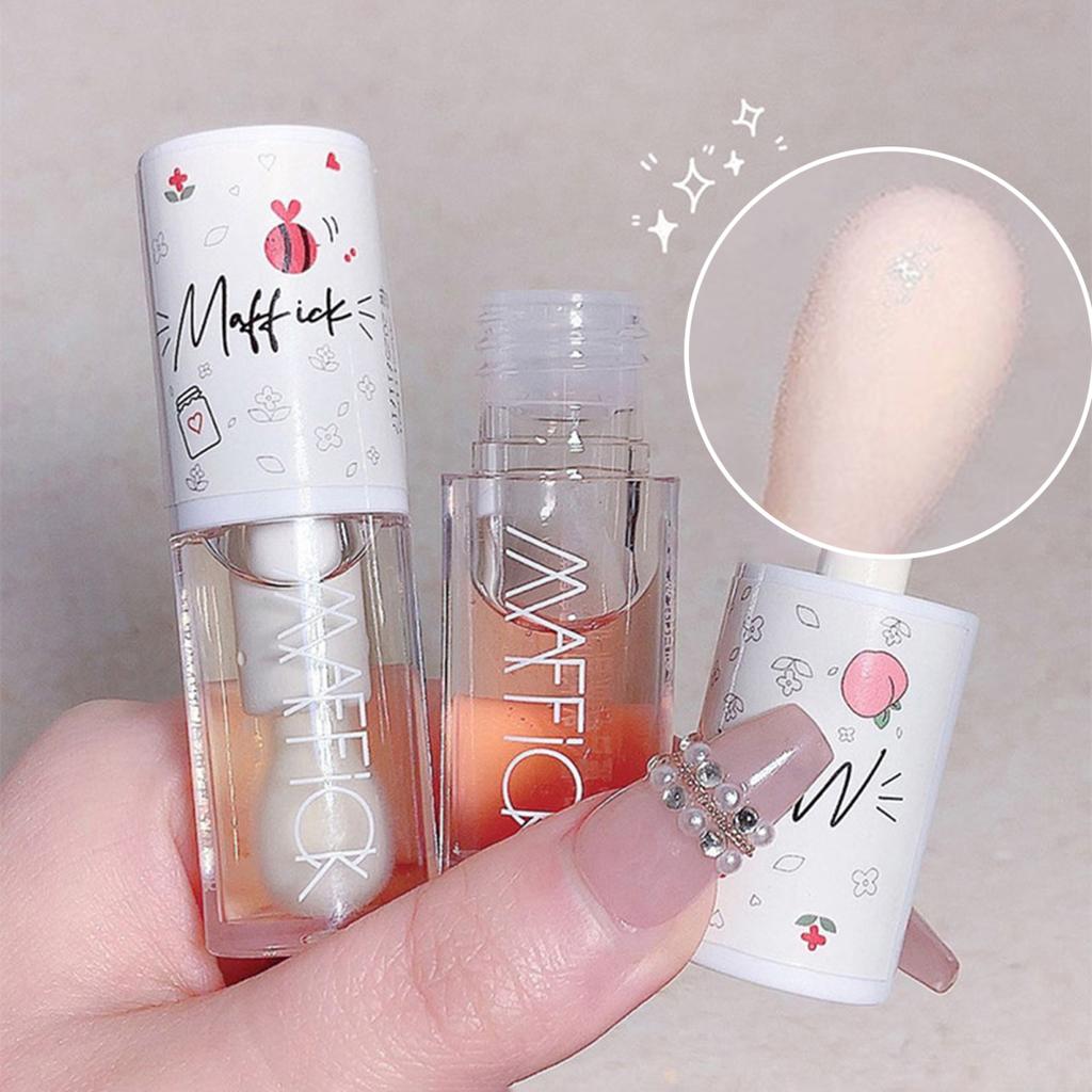 Lip Oil Gloss Moisturizer Jelly Lipstick Balm Big Lip Brush 5g Lip Plumper for Moisturizing Hydrating And Nourishing No-Sticky Gloss Lip Balm