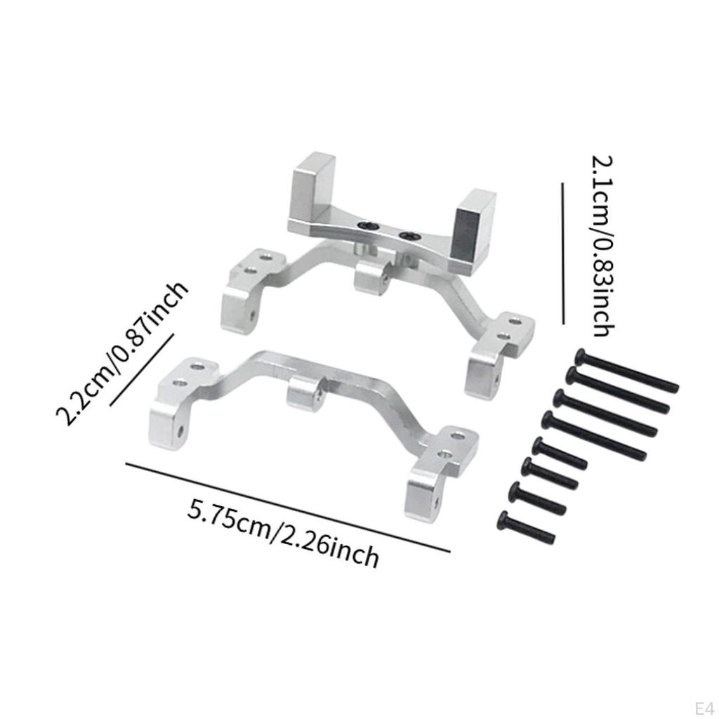 Metal Pull Rod Servo Mount Set Fixed Lightweight Vehicle Portable Replacement 1:16 Scale RC