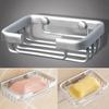 Portable Stainless Steel Soap Dishes Wall Mounted Shower Soap Holder Bathroom Storage Box Container Soap Dish Basket Tray Rack