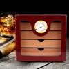 Large Capacity Cedar Wood 4 Drawer Cigar Humidor Cabinet Box with Humidifier Hygrometer