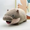 Moo Deng Hippo Plush Toys Cute Cartoon Girl Holiday Gifts Throw Dolls Pillow