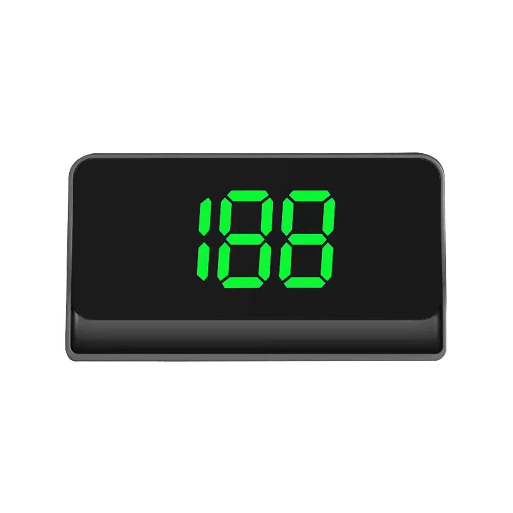 W1 GPS Head Up Display Big Font HUD White Green LED Speedometer KMH Windshield Projector Car Accessories Plug & Play For All Car