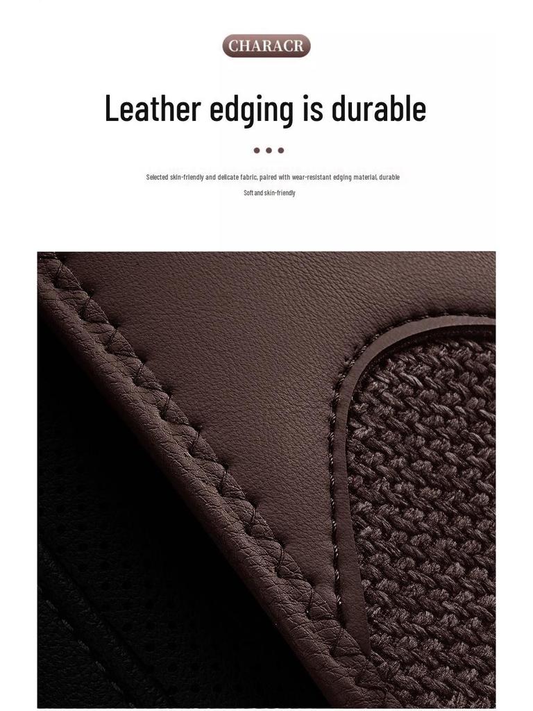 Breathable Linen Seat Covers for Geely Galaxy L7/LT MAX - Asian Games Phantom Design