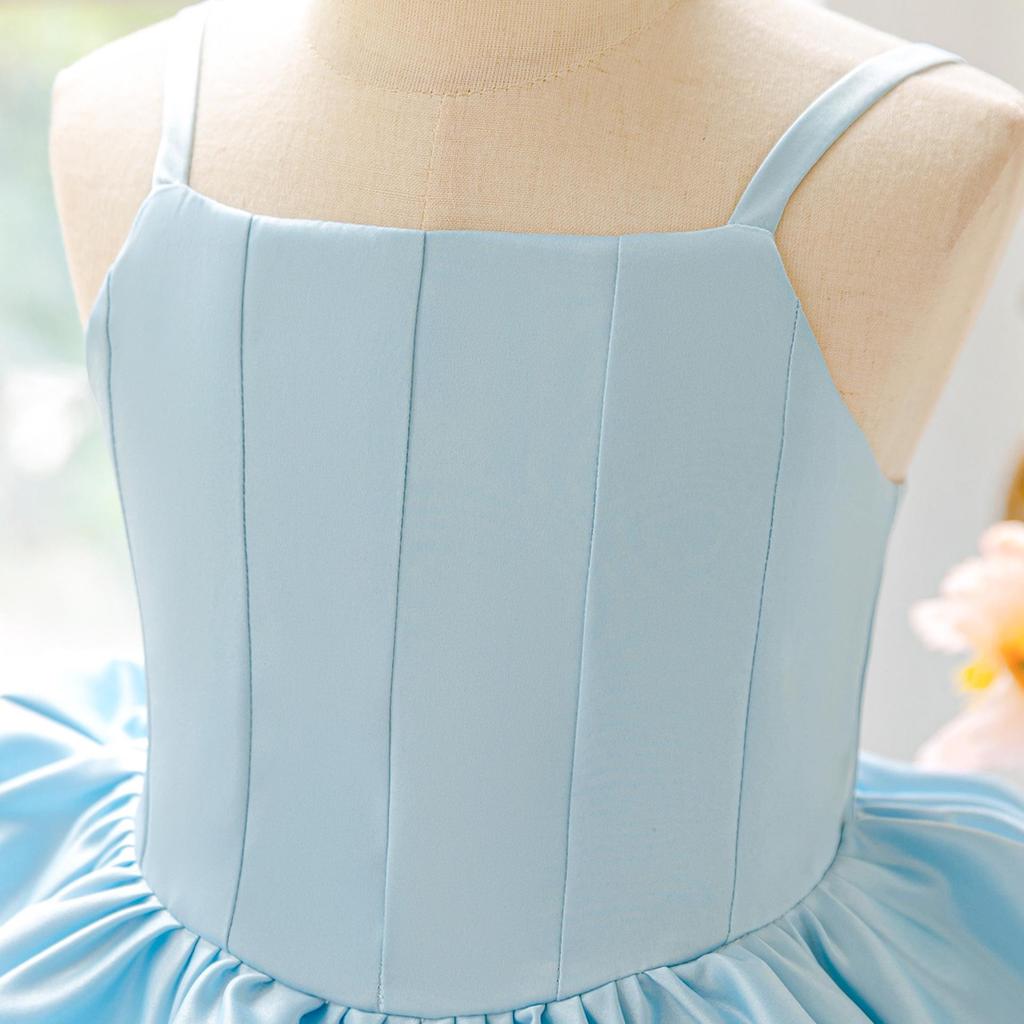 Children's Formal Spaghetti Strap Flower Girl Dress - Birthday, Wedding, Party, Stage Performance Princess Dress
