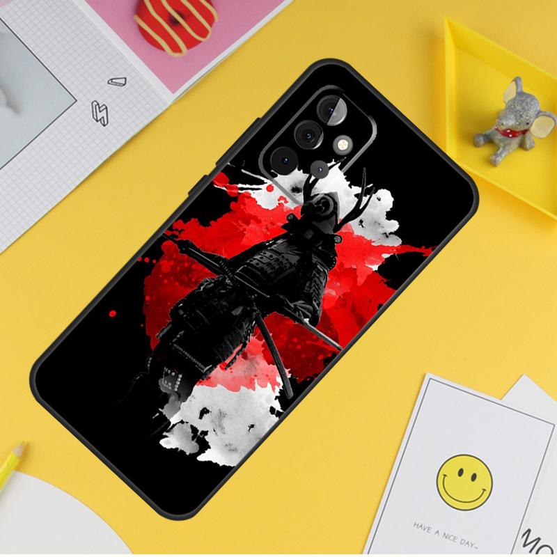 Японский Самурай Чехол Для Samsung Galaxy A15 A17 A54 A34 A14 A13 A23 A33 A53 A52 A32 A12 A56 A36 A16 A35 A55