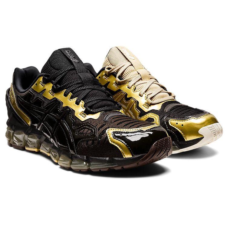 GmbH X ASICS Gel Quantum 360 6 Rich Gold Black Coffee Men Sneakers 1201A099-200