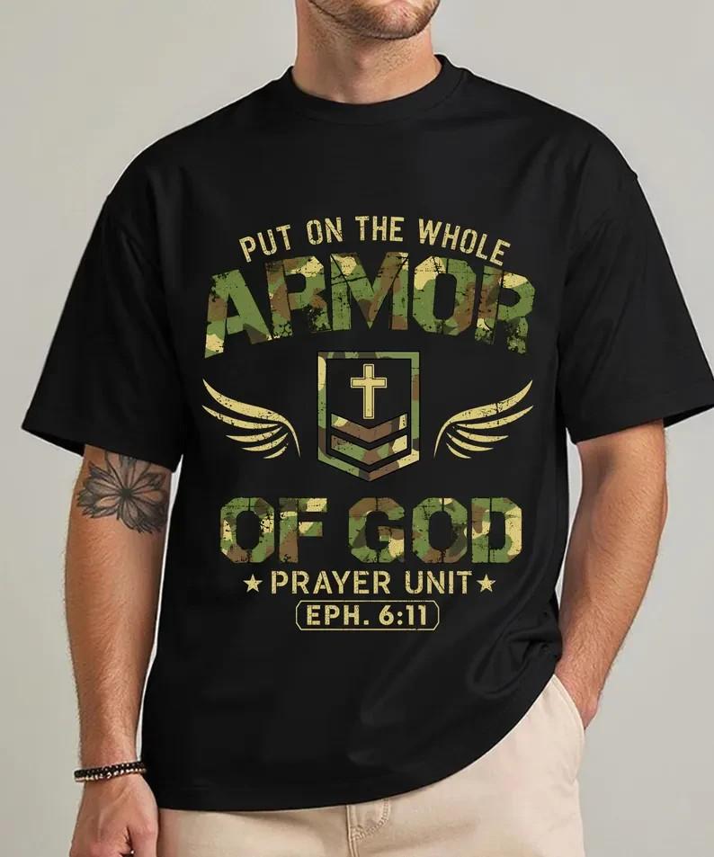 Put on The Full Armor of God Shirt, Ephesians Shirt, Knight Shirts