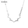 Lindon Women Necklace Pendant Copper Alloy Zircon Fashion Gift