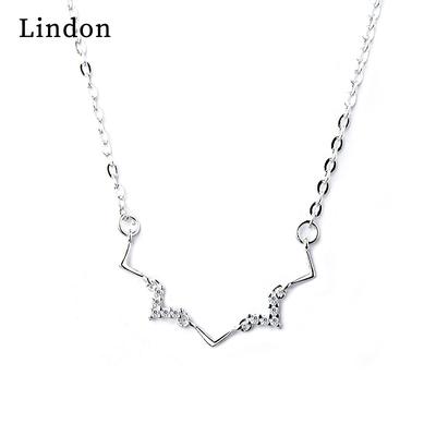 Женское ожерелье Lindon, кулон из медного сплава, циркон, модный подарок