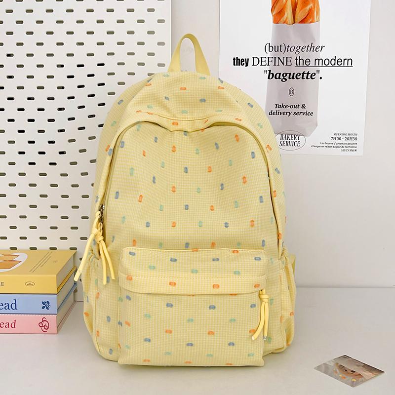 Женский рюкзак большой вместимости, школьная сумка для школьников, простой рюкзак с принтом