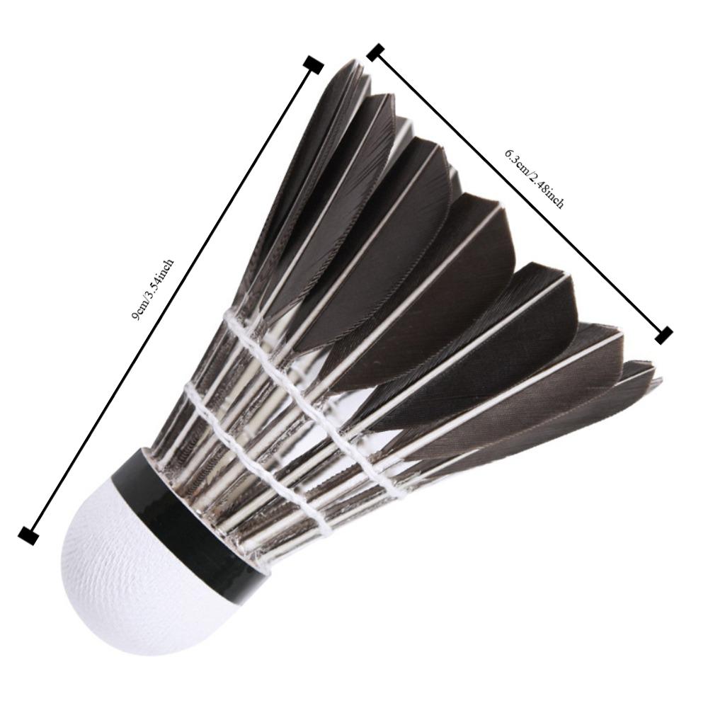 Badminton Ball Stable Training Durable Black Goose Feather Badminton Shuttlecock Professional