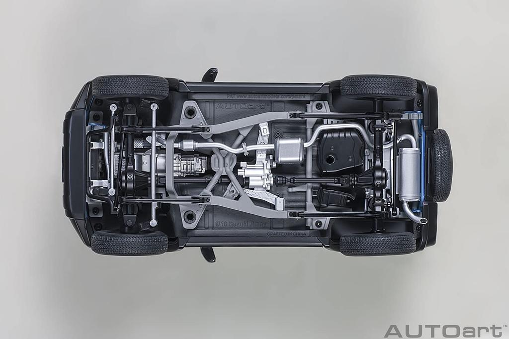 AUTOart Suzuki Jimny Sierra Blue Roof Готовый продукт 78507 1/18 (JB74) Металлик/Черный