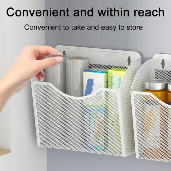 Магнитный держатель для карандашей, металлические сетчатые корзины для хранения с сильными магнитами, боковая часть холодильника