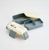 Skater Lunch Box, 2-Tier, 600ml, for Women, Made in Japan, with a Soft Dome-Shaped Lid, Dishwasher and Microwave Safe, Tarepanda Design (PFLW4AG-A)
