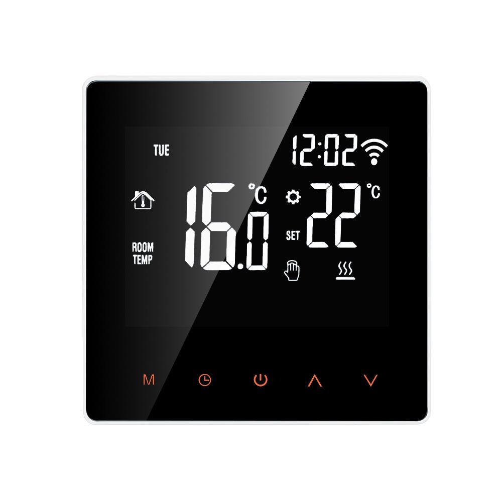 Graffiti Smart WiFi Thermostat for Floor Heating, Wall-mounted Boiler, Voice & App Control, LCD Temperature Panel