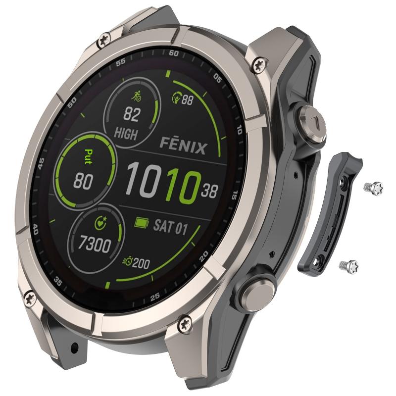 Часы Fenix 8 Tactix 8 Защитная полоса по краю от столкновений Силиконовый защитный ремешок Легкий Гибкий для Фитнеса Ежедневных Занятий Спортом