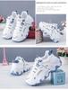 Korean Daddy Women's Mesh Sports Shoes, Spring/Autumn 2024, Height-Boosting Casual Sneakers for Students (Q7811)