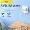Кабель PISEN Type-C 6A для быстрой зарядки для Android, Huawei, Xiaomi Super Flash Charging